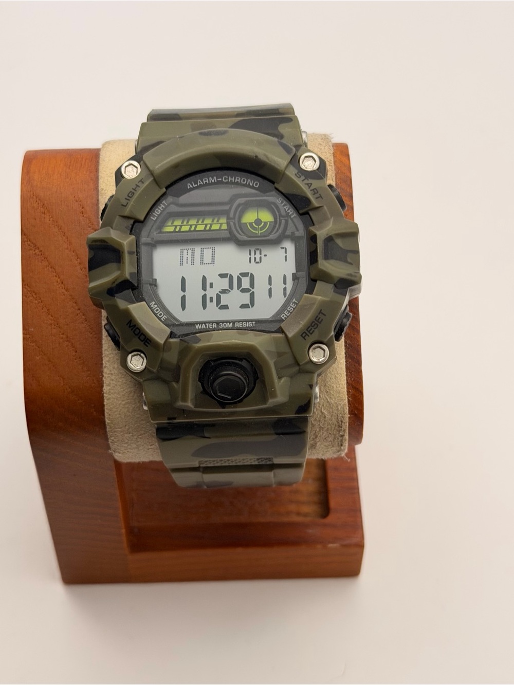 Digital Camo Green Watch, Tested, very good
